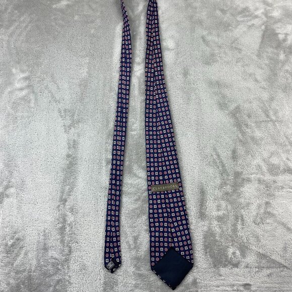 Men's Classic 100% Imported Silk Neck Tie - Picture 2 of 5